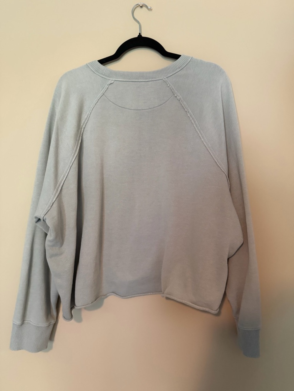 aerie Light blue Crew Neck Sweater - Picture 2 of 3